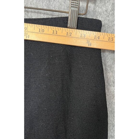 St. John Collection Black Knitted Pants Womens Size 10 Marie Gray Vintage READ - Picture 7 of 10